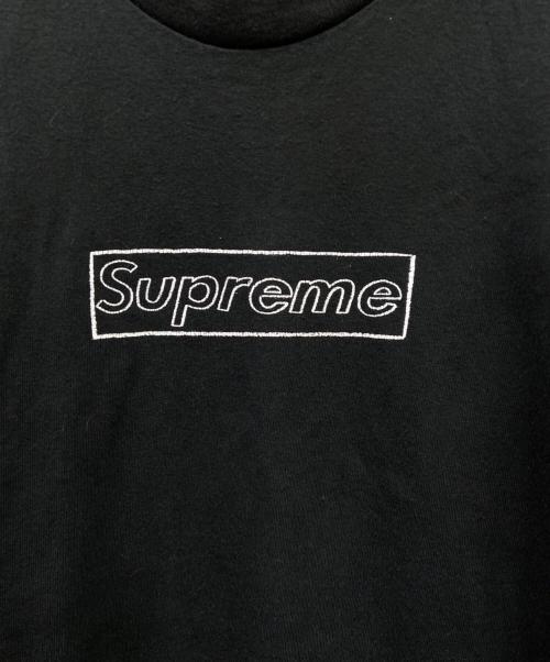 SUPREME（シュプリーム）Supreme (シュプリーム) KAWS (カウズ) 半袖カットソー ブラック サイズ:Mの古着・服飾アイテム