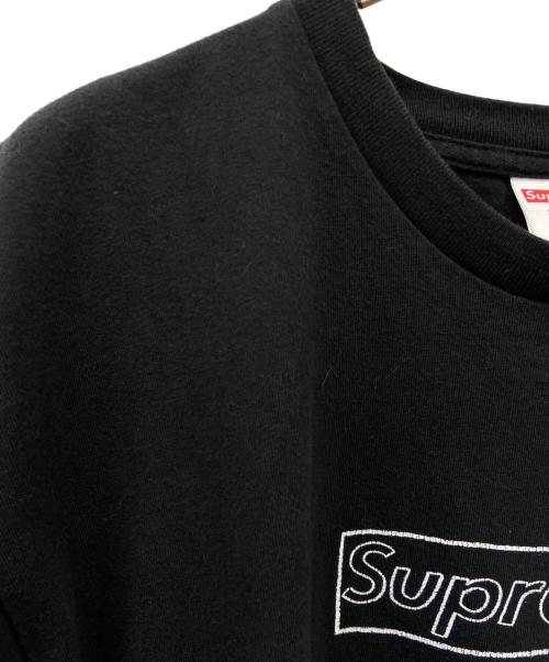 SUPREME（シュプリーム）Supreme (シュプリーム) KAWS (カウズ) 半袖カットソー ブラック サイズ:Mの古着・服飾アイテム