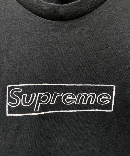 SUPREME（シュプリーム）Supreme (シュプリーム) KAWS (カウズ) 半袖カットソー ブラック サイズ:Mの古着・服飾アイテム