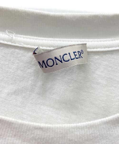 MONCLER（モンクレール）MONCLER (モンクレール) FRAGMENTS (フラグメント) 半袖カットソー ホワイト サイズ:Sの古着・服飾アイテム