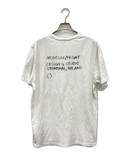 MONCLER（モンクレール）MONCLER (モンクレール) FRAGMENTS (フラグメント) 半袖カットソー ホワイト サイズ:Sの古着・服飾アイテム