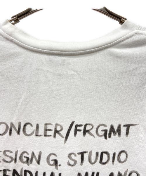 MONCLER（モンクレール）MONCLER (モンクレール) FRAGMENTS (フラグメント) 半袖カットソー ホワイト サイズ:Sの古着・服飾アイテム