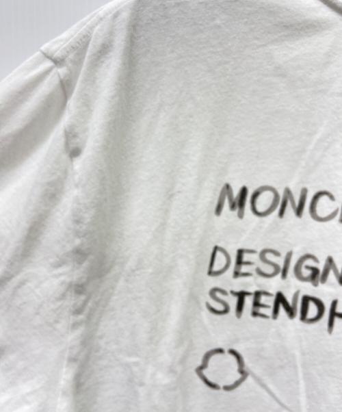 MONCLER（モンクレール）MONCLER (モンクレール) FRAGMENTS (フラグメント) 半袖カットソー ホワイト サイズ:Sの古着・服飾アイテム