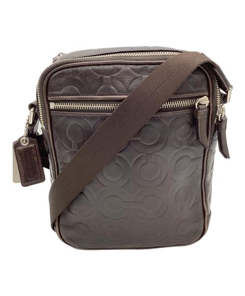 COACH（コーチ）COACH (コーチ) ショルダーバッグ　オブアート ブラウンの古着・服飾アイテム