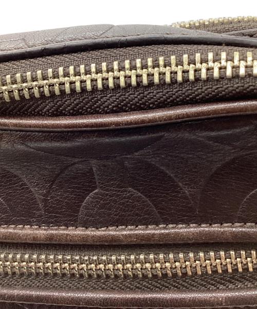 COACH（コーチ）COACH (コーチ) ショルダーバッグ　オブアート ブラウンの古着・服飾アイテム
