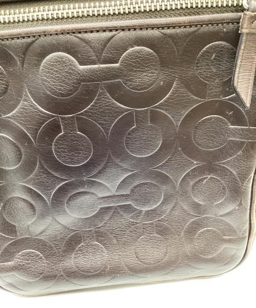 COACH（コーチ）COACH (コーチ) ショルダーバッグ　オブアート ブラウンの古着・服飾アイテム