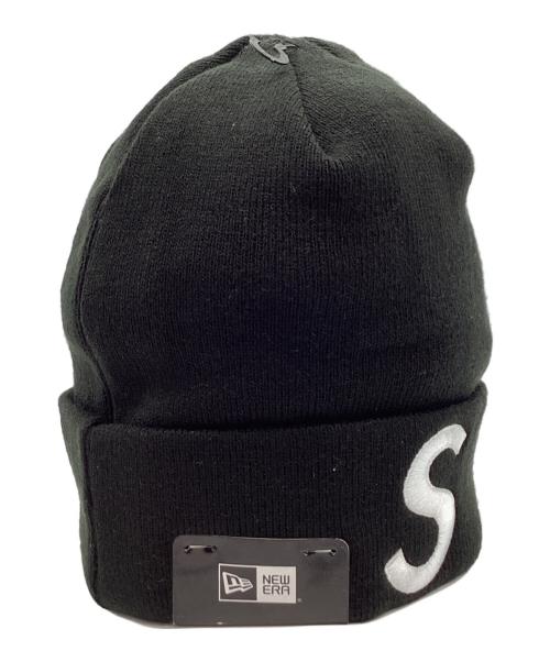 SUPREME（シュプリーム）Supreme (シュプリーム) New Era (ニューエラ) Supreme　New Era　S Logo Beanie　ニット帽 ブラックの古着・服飾アイテム