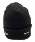 Supreme (シュプリーム) New Era (ニューエラ) Supreme　New Era　S Logo Beanie　ニット帽 ブラック：12000円