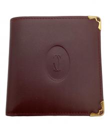Cartier（カルティエ）の古着「2つ折り財布」｜ボルドー