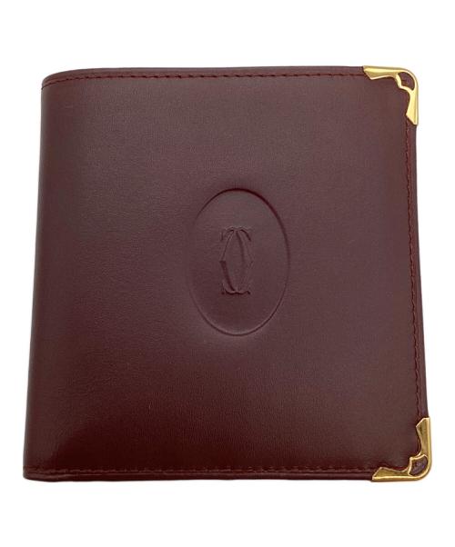 Cartier（カルティエ）Cartier (カルティエ) 2つ折り財布 ボルドー サイズ:なしの古着・服飾アイテム