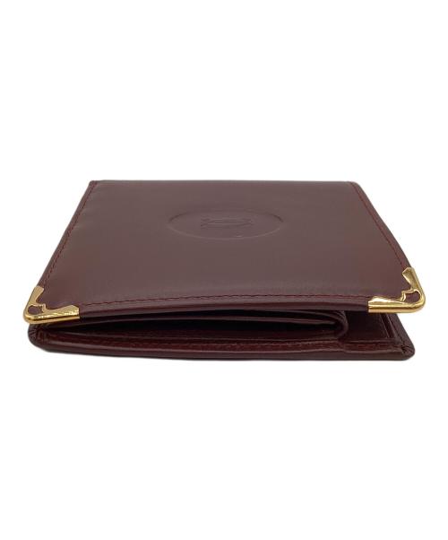 Cartier（カルティエ）Cartier (カルティエ) 2つ折り財布 ボルドー サイズ:なしの古着・服飾アイテム