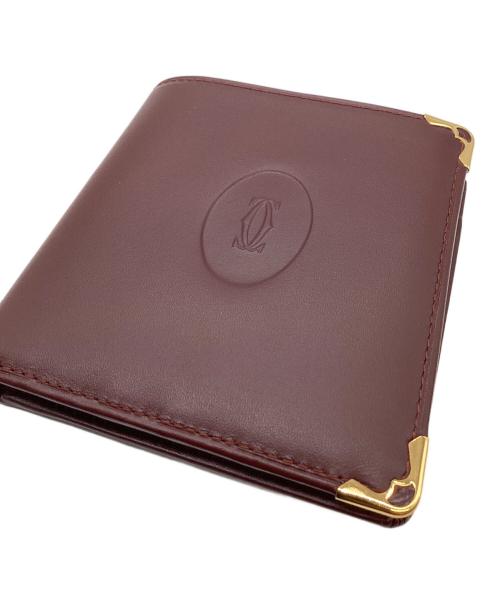 Cartier（カルティエ）Cartier (カルティエ) 2つ折り財布 ボルドー サイズ:なしの古着・服飾アイテム