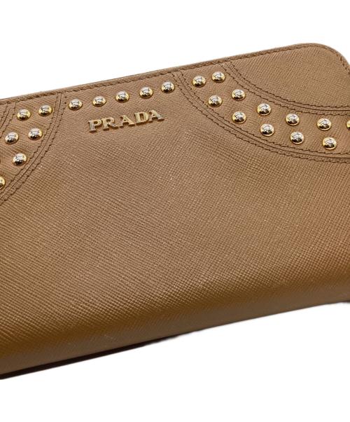 PRADA（プラダ）PRADA (プラダ) PRADA　長財布 キャメルの古着・服飾アイテム