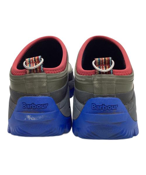 Barbour×Paul Smith（バブアー×ポールスミス）Barbour×Paul Smith (バブアー×ポールスミス) クロッグシューズ オリーブ×グレー サイズ:UK7の古着・服飾アイテム