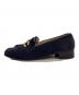 Salvatore Ferragamo (サルヴァトーレ フェラガモ) Salvatore Ferragamo　ローファー ネイビー×ゴールド サイズ:6　1/2：5000円