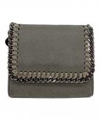 STELLA McCARTNEYステラマッカートニー）の古着「STELLA McCARTNEY　	FALABELLA SMALL FLAP　3つ折り財布」｜グレー