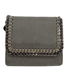 STELLA McCARTNEY（ステラマッカートニー）の古着「STELLA McCARTNEY　	FALABELLA SMALL FLAP　3つ折り財布」｜グレー
