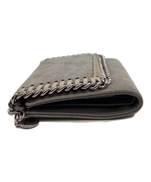 STELLA McCARTNEY（ステラマッカートニー）STELLA McCARTNEY (ステラマッカートニー) STELLA McCARTNEY　	FALABELLA SMALL FLAP　3つ折り財布 グレーの古着・服飾アイテム