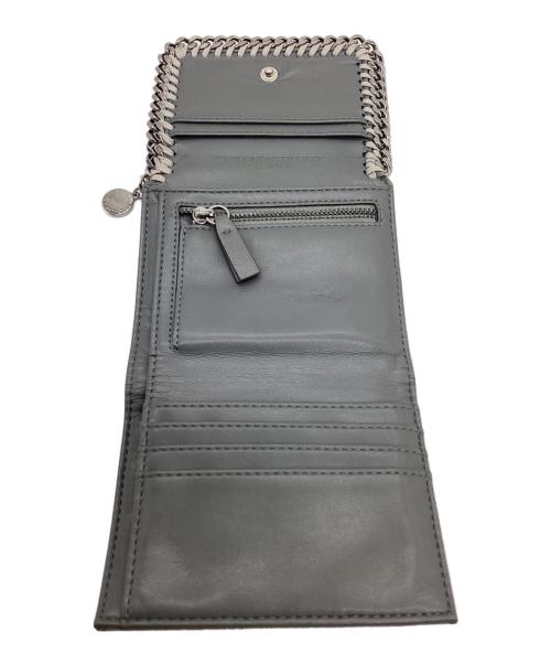 STELLA McCARTNEY（ステラマッカートニー）STELLA McCARTNEY (ステラマッカートニー) STELLA McCARTNEY　	FALABELLA SMALL FLAP　3つ折り財布 グレーの古着・服飾アイテム