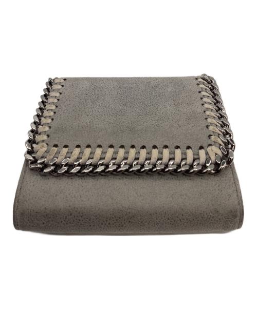 STELLA McCARTNEY（ステラマッカートニー）STELLA McCARTNEY (ステラマッカートニー) STELLA McCARTNEY　	FALABELLA SMALL FLAP　3つ折り財布 グレーの古着・服飾アイテム