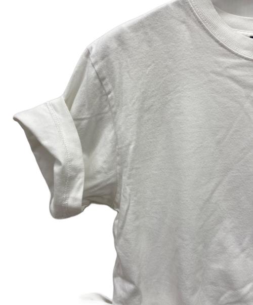 PHATRNK（ファットランク）PHATRNK (ファットランク) 半袖カットソー ホワイト×シルバー サイズ:Mの古着・服飾アイテム