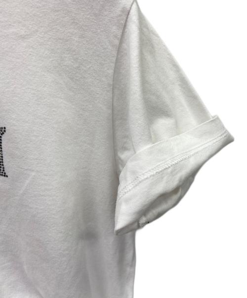 PHATRNK（ファットランク）PHATRNK (ファットランク) 半袖カットソー ホワイト×シルバー サイズ:Mの古着・服飾アイテム