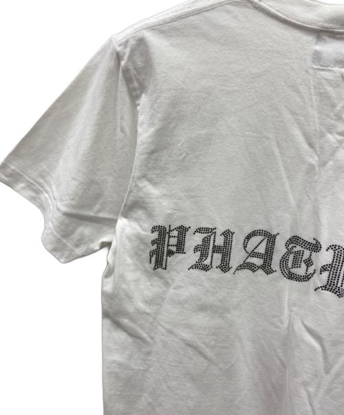 PHATRNK（ファットランク）PHATRNK (ファットランク) 半袖カットソー ホワイト×シルバー サイズ:Mの古着・服飾アイテム