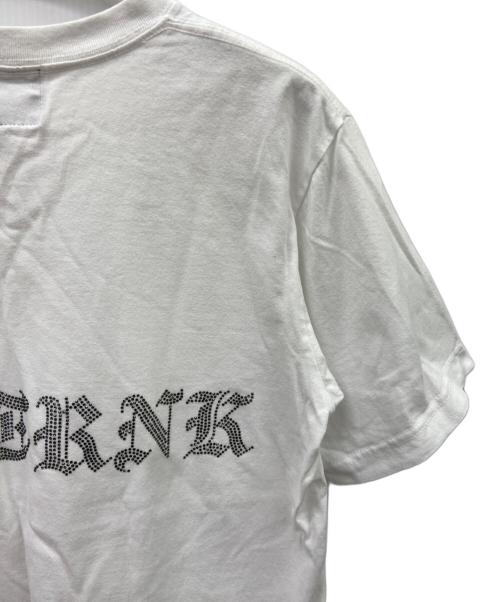 PHATRNK（ファットランク）PHATRNK (ファットランク) 半袖カットソー ホワイト×シルバー サイズ:Mの古着・服飾アイテム
