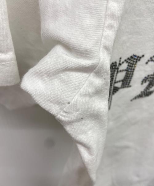 PHATRNK（ファットランク）PHATRNK (ファットランク) 半袖カットソー ホワイト×シルバー サイズ:Mの古着・服飾アイテム