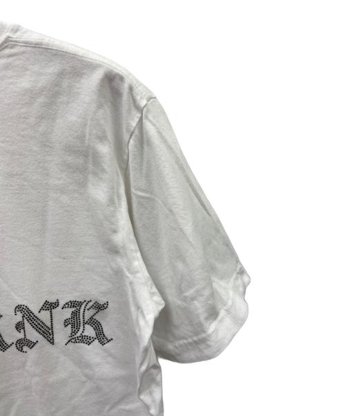 PHATRNK（ファットランク）PHATRNK (ファットランク) 半袖カットソー ホワイト×シルバー サイズ:Mの古着・服飾アイテム