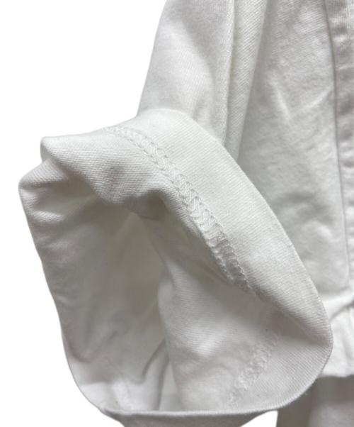 PHATRNK（ファットランク）PHATRNK (ファットランク) 半袖カットソー ホワイト×シルバー サイズ:Mの古着・服飾アイテム