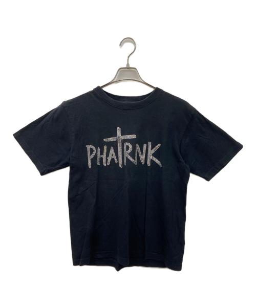 PHATRNK（ファットランク）PHATRNK (ファットランク) 半袖カットソー ブラック×シルバー サイズ:Mの古着・服飾アイテム