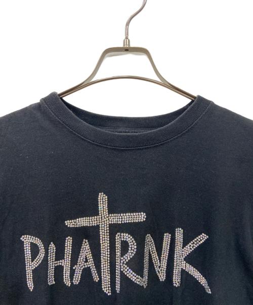 PHATRNK（ファットランク）PHATRNK (ファットランク) 半袖カットソー ブラック×シルバー サイズ:Mの古着・服飾アイテム