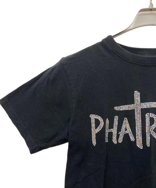 PHATRNK（ファットランク）PHATRNK (ファットランク) 半袖カットソー ブラック×シルバー サイズ:Mの古着・服飾アイテム