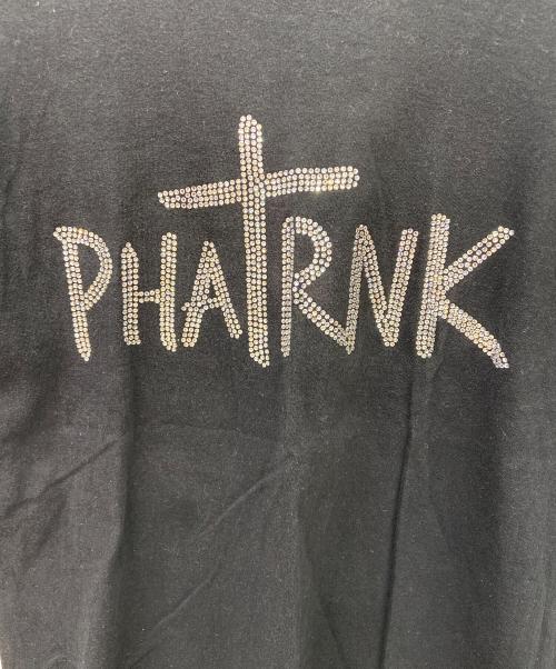PHATRNK（ファットランク）PHATRNK (ファットランク) 半袖カットソー ブラック×シルバー サイズ:Mの古着・服飾アイテム