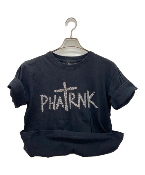 PHATRNK（ファットランク）PHATRNK (ファットランク) 半袖カットソー ブラック×シルバー サイズ:Mの古着・服飾アイテム