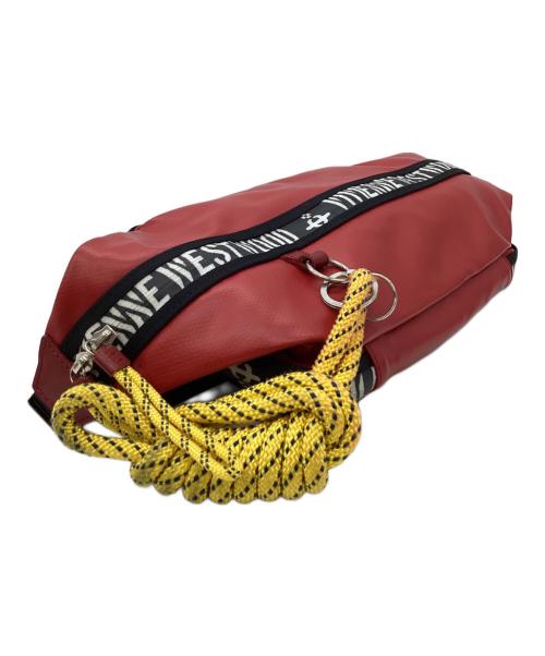 Vivienne Westwood（ヴィヴィアンウエストウッド）Vivienne Westwood (ヴィヴィアンウエストウッド) Vivienne Westwood　ボディバッグ レッド×ブラックの古着・服飾アイテム