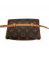 LOUIS VUITTON (ルイ ヴィトン) ウエストポーチ ブラウン サイズ:なし：40000円