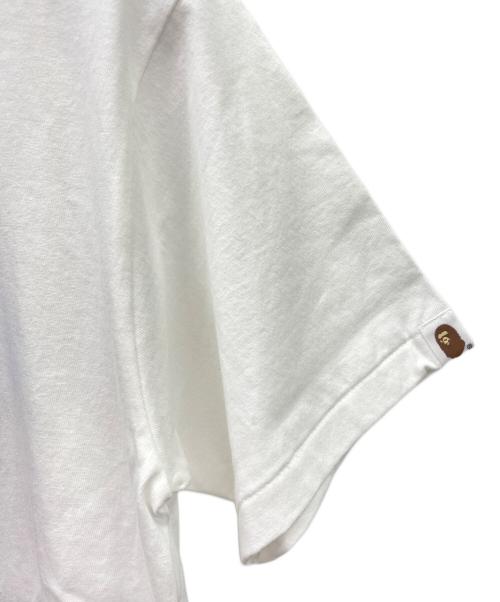 A BATHING APE（アベイシングエイプ）A BATHING APE (アベイシングエイプ) A BATHING APE半袖カットソー ホワイト×ブルー サイズ:Mの古着・服飾アイテム