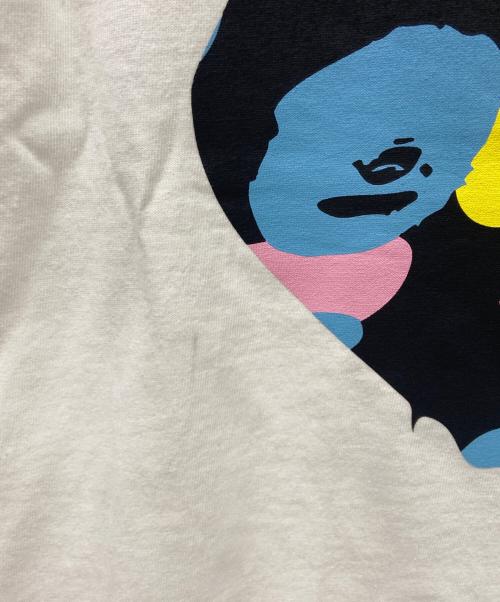 A BATHING APE（アベイシングエイプ）A BATHING APE (アベイシングエイプ) A BATHING APE半袖カットソー ホワイト×ブルー サイズ:Mの古着・服飾アイテム