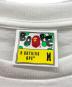 A BATHING APE (アベイシングエイプ) A BATHING APE半袖カットソー ホワイト×ブルー サイズ:M：8000円