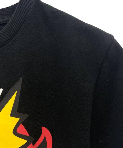 A BATHING APE（アベイシングエイプ）A BATHING APE (アベイシングエイプ) A BATHING APE　半袖カットソー ブラック×レッド サイズ:Sの古着・服飾アイテム