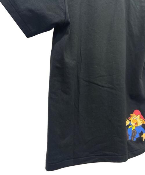 A BATHING APE（アベイシングエイプ）A BATHING APE (アベイシングエイプ) A BATHING APE　半袖カットソー ブラック×レッド サイズ:Sの古着・服飾アイテム