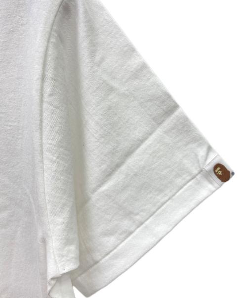A BATHING APE（アベイシングエイプ）A BATHING APE (アベイシングエイプ) A BATHING APE　CAMO COLLEDE TEE　半袖カットソー ホワイト×レッド サイズ:Mの古着・服飾アイテム
