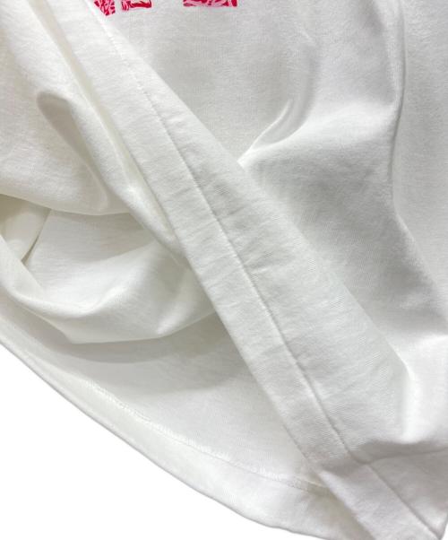A BATHING APE（アベイシングエイプ）A BATHING APE (アベイシングエイプ) A BATHING APE　CAMO COLLEDE TEE　半袖カットソー ホワイト×レッド サイズ:Mの古着・服飾アイテム