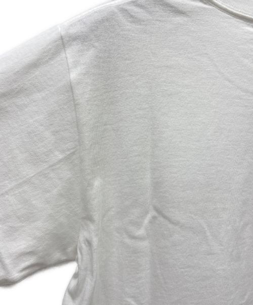 A BATHING APE（アベイシングエイプ）A BATHING APE (アベイシングエイプ) A BATHING APE　CAMO COLLEDE TEE　半袖カットソー ホワイト×レッド サイズ:Mの古着・服飾アイテム