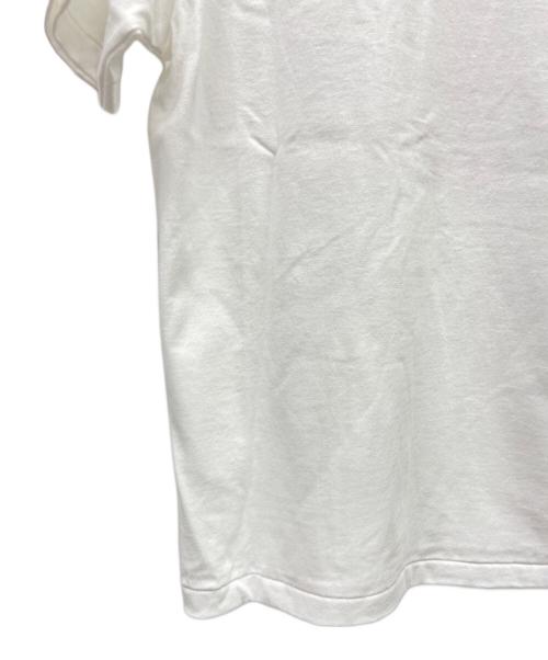A BATHING APE（アベイシングエイプ）A BATHING APE (アベイシングエイプ) A BATHING APE　CAMO COLLEDE TEE　半袖カットソー ホワイト×レッド サイズ:Mの古着・服飾アイテム
