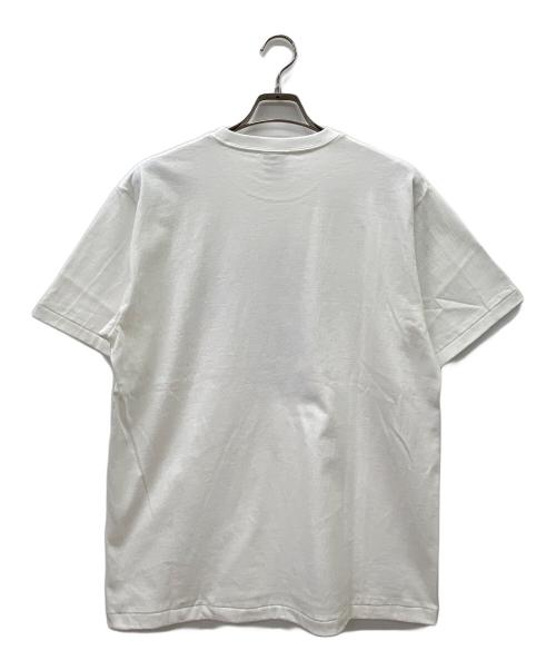 A BATHING APE（アベイシングエイプ）A BATHING APE (アベイシングエイプ) 半袖カットソー ホワイト×ブルー サイズ:Lの古着・服飾アイテム