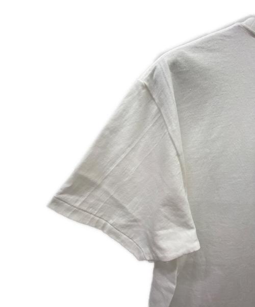 A BATHING APE（アベイシングエイプ）A BATHING APE (アベイシングエイプ) 半袖カットソー ホワイト×ブルー サイズ:Lの古着・服飾アイテム