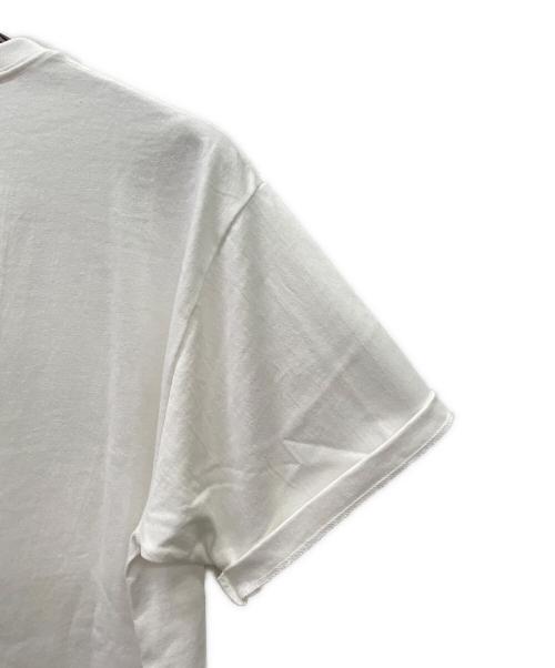A BATHING APE（アベイシングエイプ）A BATHING APE (アベイシングエイプ) 半袖カットソー ホワイト×ブルー サイズ:Lの古着・服飾アイテム